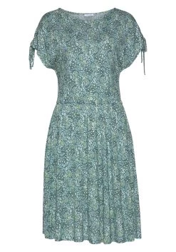 Vivance Jerseyjurk Met Bloemetjesdessin 19 Vivance Jerseyjurk Met Bloemetjesdessin -Dames Winkel vivance jerseyjurk met bloemetjesdessin groen 6
