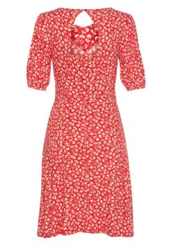 Vivance Jerseyjurk Met Bloemetjesprint 21 Vivance Jerseyjurk Met Bloemetjesprint -Dames Winkel vivance jerseyjurk met bloemetjesprint rood 4
