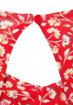 Vivance Jerseyjurk Met Bloemetjesprint 22 Vivance Jerseyjurk Met Bloemetjesprint -Dames Winkel vivance jerseyjurk met bloemetjesprint rood 5