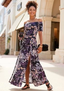 Vivance T-shirt Met Modieuze Frontprint 'bonjour' (set, 2-delig) -Dames Winkel vivance maxi jurk 9