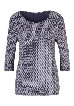 Vivance Shirt Met 3/4-mouwen Met Elastische Zoom (Set Van 2) 21 Vivance Shirt Met 3/4-mouwen Met Elastische Zoom (Set Van 2) -Dames Winkel vivance shirt met 3 4 mouwen met elastische zoom set van 2 geel 3