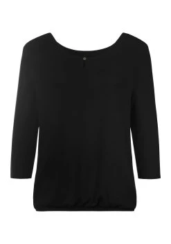 Vivance Shirt Met 3/4-mouwen Met Gouden Knoopdetail Bij De Hals (Set Van 2) 24 Vivance Shirt Met 3/4-mouwen Met Gouden Knoopdetail Bij De Hals (Set Van 2) -Dames Winkel vivance shirt met 3 4 mouwen met gouden knoopdetail bij de hals set van 2 zwart 7