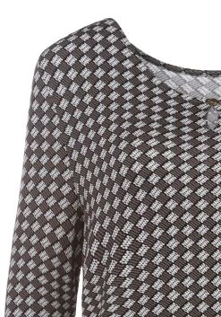 Vivance Shirt Met 3/4-mouwen Met Gouden Knoopdetail Bij De Hals (Set Van 2) 25 Vivance Shirt Met 3/4-mouwen Met Gouden Knoopdetail Bij De Hals (Set Van 2) -Dames Winkel vivance shirt met 3 4 mouwen met gouden knoopdetail bij de hals set van 2 zwart 8