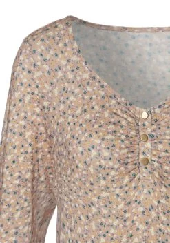 Vivance Shirt Met 3/4-mouwen Met Goudkleurige Knopen Bij De Hals 19 Vivance Shirt Met 3/4-mouwen Met Goudkleurige Knopen Bij De Hals -Dames Winkel vivance shirt met 3 4 mouwen met goudkleurige knopen bij de hals roze 3