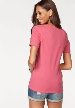 Vivance Shirt Met Korte Mouwen Elastische Katoenkwaliteit (Set Van 2) -Dames Winkel vivance shirt met korte mouwen elastische katoenkwaliteit set van 2 oranje 5