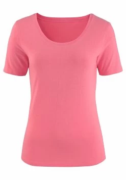 Vivance Shirt Met Korte Mouwen Elastische Katoenkwaliteit (Set Van 2) -Dames Winkel vivance shirt met korte mouwen elastische katoenkwaliteit set van 2 oranje 7
