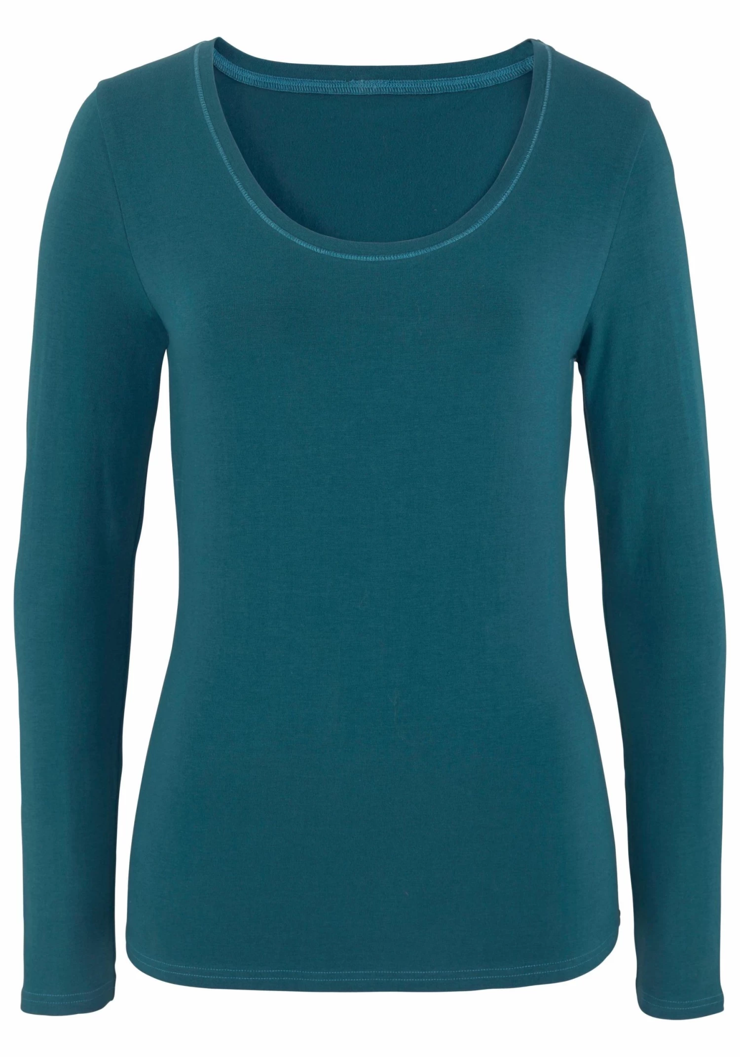 Vivance Shirt Met Lange Mouwen Elastische Katoenkwaliteit (Set Van 2) 6 Vivance Shirt Met Lange Mouwen Elastische Katoenkwaliteit (Set Van 2) - Afbeelding 6