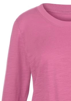 Vivance Shirt Met Lange Mouwen Met Logoborduursel -Dames Winkel vivance shirt met lange mouwen met logoborduursel paars 2