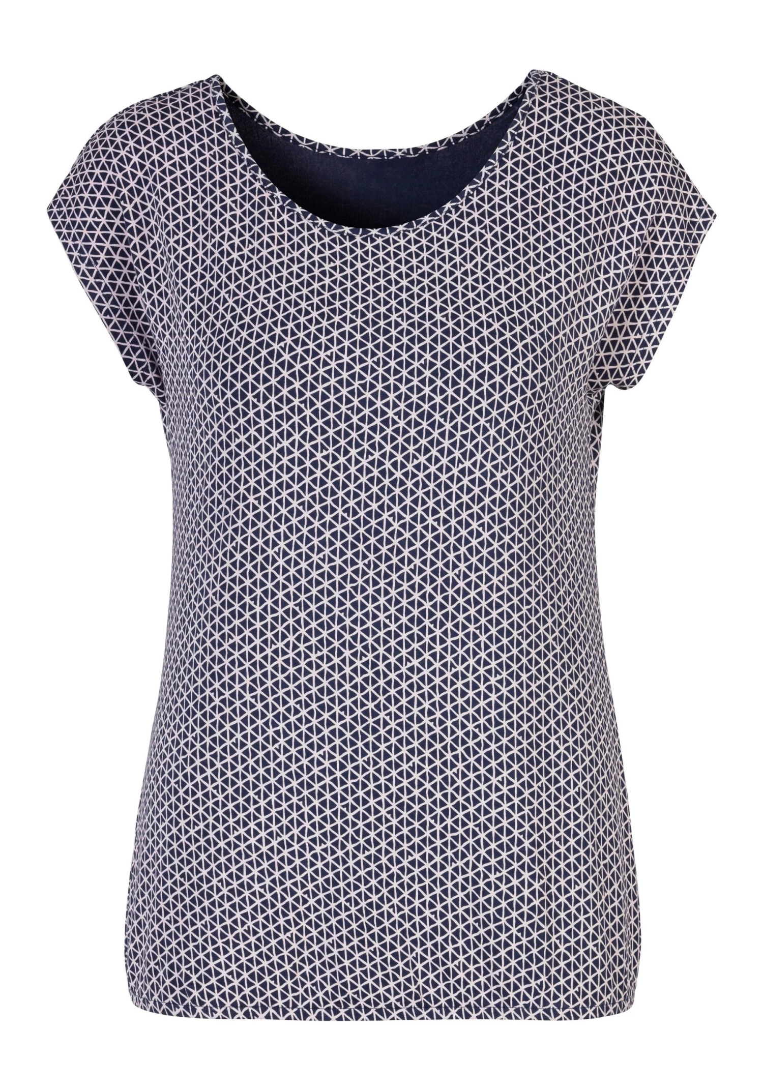 Vivance T-shirt Met Elastische Zoom (Set Van 2) 4 Vivance T-shirt Met Elastische Zoom (Set Van 2) - Afbeelding 4