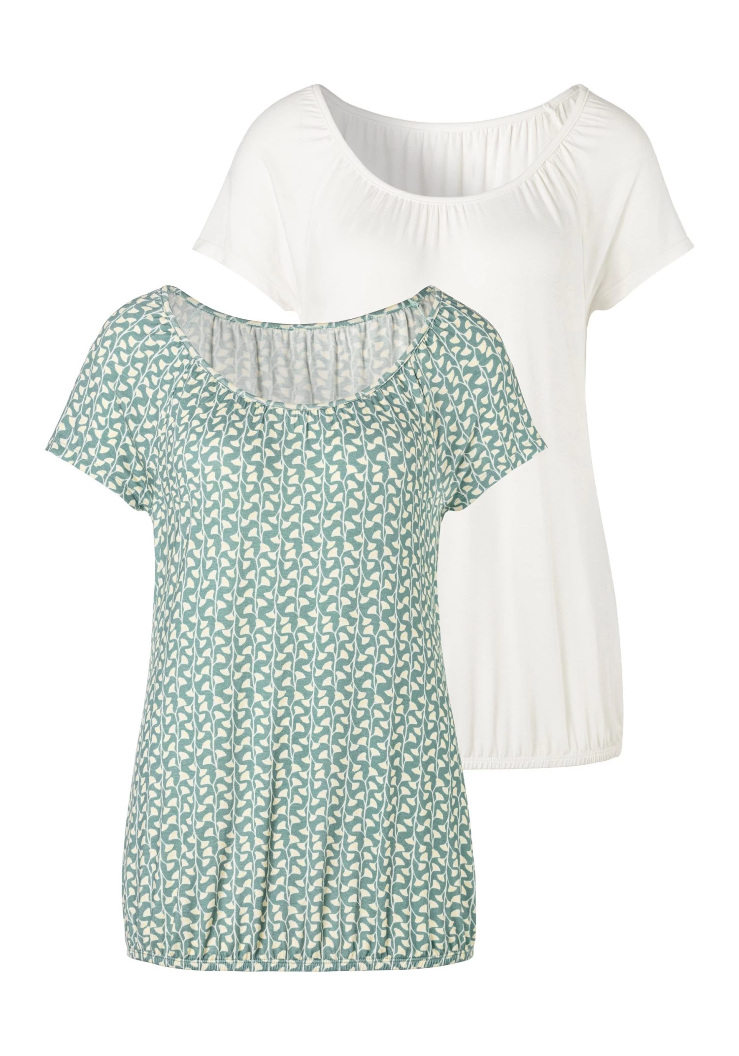 Vivance Shirt Met 3/4-mouwen Met Modieuze Manchetten En Goudkleurige Knopen (Set Van 2) 10 Vivance Shirt Met 3/4-mouwen Met Modieuze Manchetten En Goudkleurige Knopen (Set Van 2) - Afbeelding 10