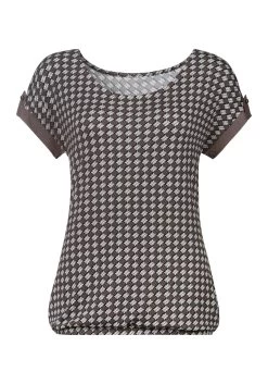 Vivance T-shirt Met Klein Beleg En Goudkleurige Knoop Onder Aan De Mouwen (Set Van 2) 23 Vivance T-shirt Met Klein Beleg En Goudkleurige Knoop Onder Aan De Mouwen (Set Van 2) -Dames Winkel vivance t shirt met klein beleg en goudkleurige knoop onder aan de mouwen set van 2 zwart 5