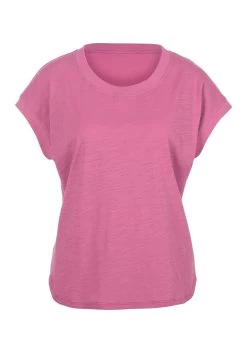 Vivance T-shirt Met Logoborduursel (set, Set Van 2) -Dames Winkel vivance t shirt met logoborduursel set set van 2 paars 7