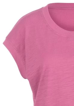 Vivance T-shirt Met Logoborduursel (set, Set Van 2) -Dames Winkel vivance t shirt met logoborduursel set set van 2 paars 9