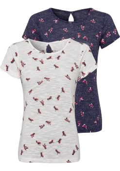 Vivance T-shirt Met Mooie Kolibrie-print (Set Van 2)