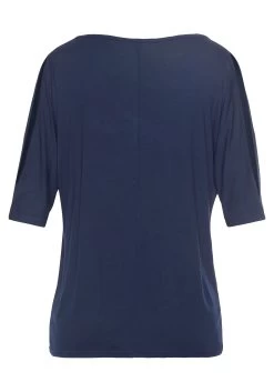 Vivance T-shirt Met Uitsparingen In De Mouwen -Dames Winkel vivance t shirt met uitsparingen in de mouwen blauw 5