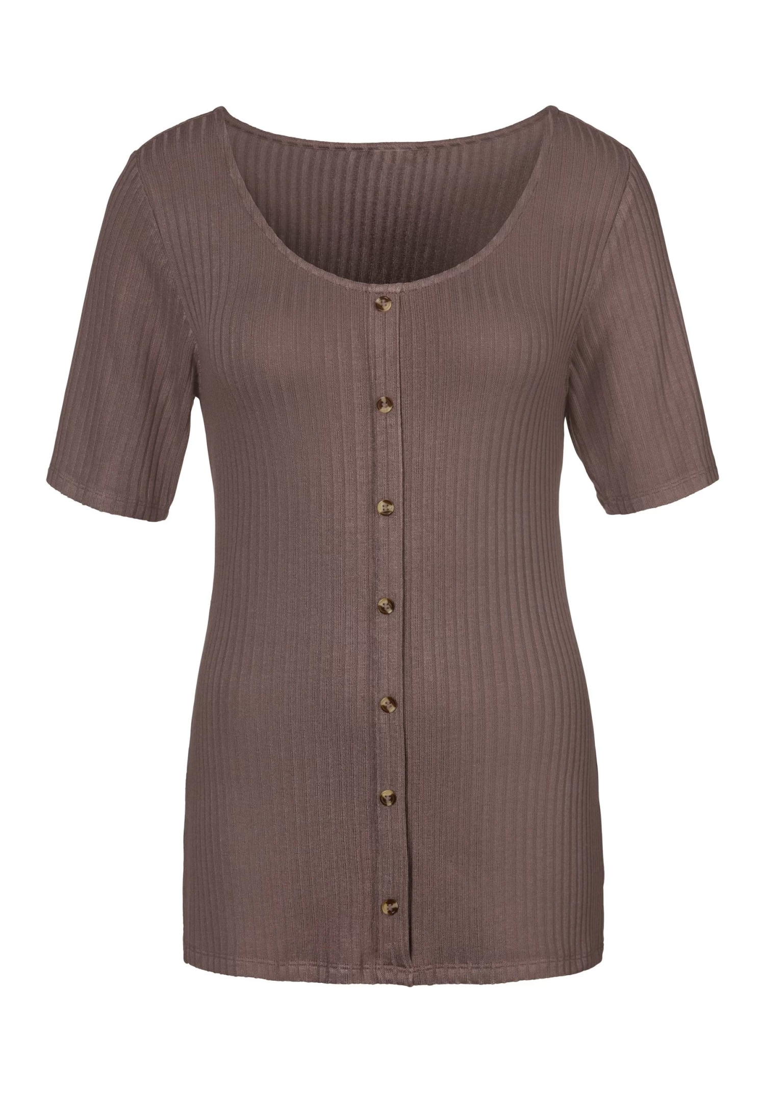 Vivance T-shirt Van Hoogwaardig Ribmateriaal (Set Van 2) 2 Vivance T-shirt Van Hoogwaardig Ribmateriaal (Set Van 2) - Image 2