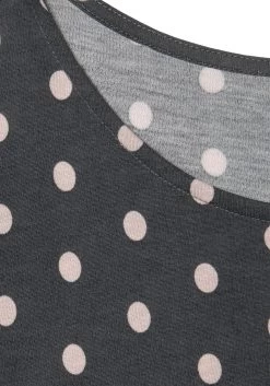 Vivance Zomerjurk Met Stippeltjesprint -Dames Winkel vivance zomerjurk met stippeltjesprint grijs 8